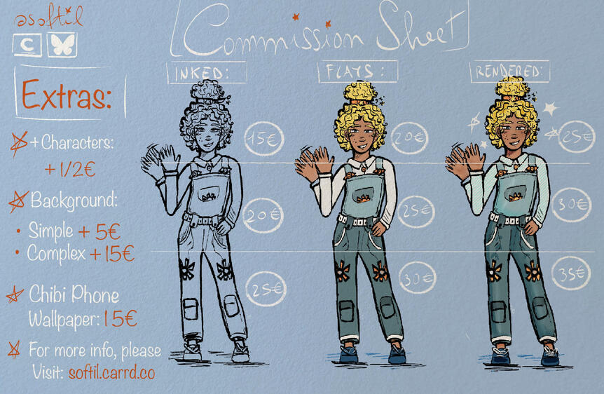 Simple Commission Sheet