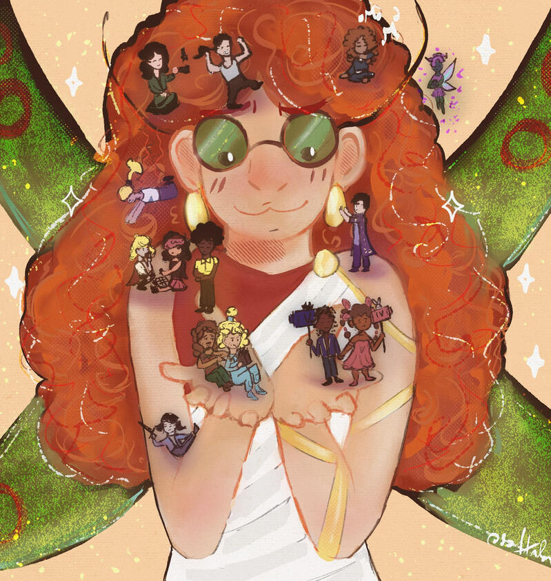 Example #1 of Half Body Rendered + simple/no background