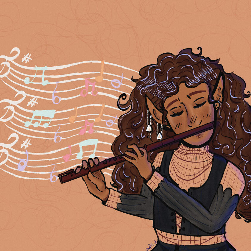 Example #3 of Half Body Rendered + simple/no background